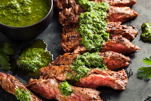 Flank Steak with Chimichurri